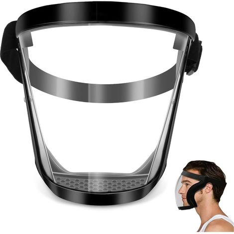 Masque transparent intégral - réutilisable - antibuée - masque transparent haute définition ajustable (1/5)