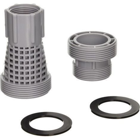 Kit d'interface adaptateur pour filtre long et court 58254 avec rondelles Compatible avec les accessoires de connexion pour pompe de filtration de piscine Intex et Bestway 4K8001 (1/5)