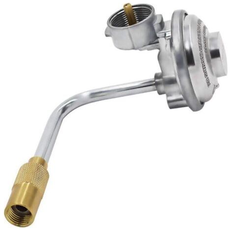 Régulateur de barbecue en acier inoxydable robuste de rechange pour barbecues à gaz portables,Connexion sûre (1/4)