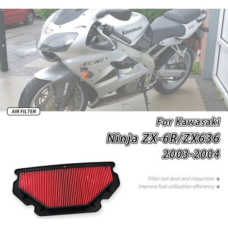 Air filter compatible with Kawasaki ZX6R ZX-6R 636 2003-2004
