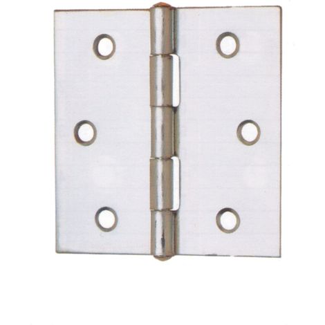 24PZ CERNIERA QUADRA PERNO FISSO ACCIAIO ZINCATO MM. 60 (1/2)