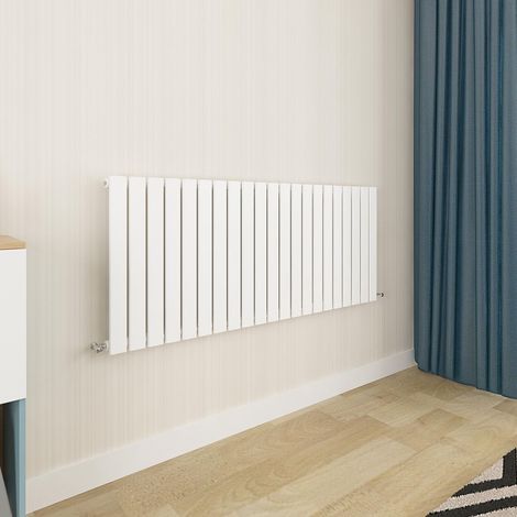 Biubiubath Flat Panel Radiator 600x1428mm Single White