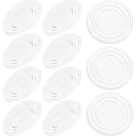 Lot de 25 butées meubles en silicone transparent, patins antidérapants (1/5)