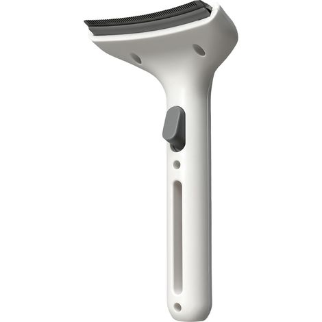 Brosse de Toilettage pour Chat, Peigne à épiler pour Chien avec Bouton Realease, Peigne à Puces pour Animaux de Compagnie pour le Toilettage (Blanc)