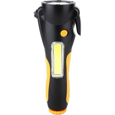 Multifunktionale Auto-Notfalltaschenlampe für Outdoor-Camping, Sicherheit im Notfall, Schwarz (1/5)
