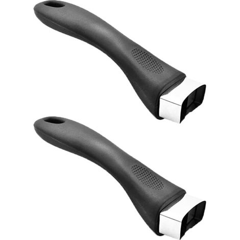 2-piece long bakelite saucepan handle replacement handle with screws for cookware and saucepan (1/4)