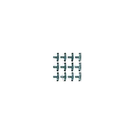Lot de 12 connecteurs PVC 3 voies 16 mm pour structure de serre robuste de Zekai (1/4)