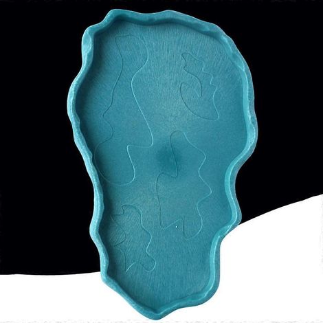 Gamelle d'alimentation pour tortues et reptiles - Bassin avec distributeur d'eau et de nourriture - Bleu lac (1/4)