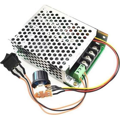 Regolatore di velocità motore PWM da 12V, 24V, 36V, 48V, interruttore avanti e indietro, interruttore avanti e indietro, 40A. (1/2)