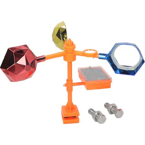 Épouvantail solaire rotatif pour jardin, répulsif à oiseaux à haut volume, haut-parleur intégré, imperméable, grand volume, actionné par le vent. (1/5)