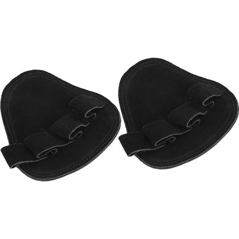 Gants D'Haltérophilie En Cuir Véritable - Design Quatre Trous Antidérapant - Pour Entraînement De Force Et Compétition - Paire (1/5)