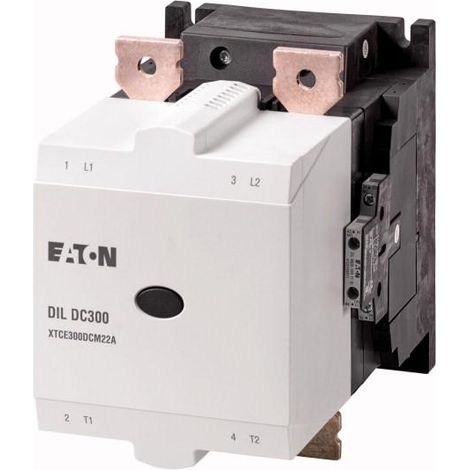 Contacteur de puissance DC 2 pôles + 2 contacts à fermeture + 2 contacts à ouverture 300 A/DC-1 1 EATON DILDC300/22(RDS250)