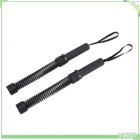 Corde de combat portable - FAFEICY - 2 pièces à ressort - Poignée antidérapante - TPE/acier/nylon - Entraînement complet (1/4)