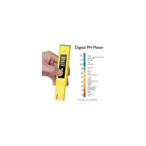 Testeur de pH professionnel – Plage de mesure 0,00-14,00 pH – Résolution 0,01 pH – Affichage LCD – Portable pour aquarium et hydroponie (1/4)