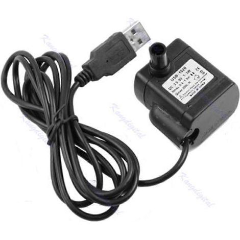 La pompe submersible USB DC 3,5 V 9 V 3 W convient aux aquariums, bassins à poissons, fontaines, étangs, etc. (1/5)