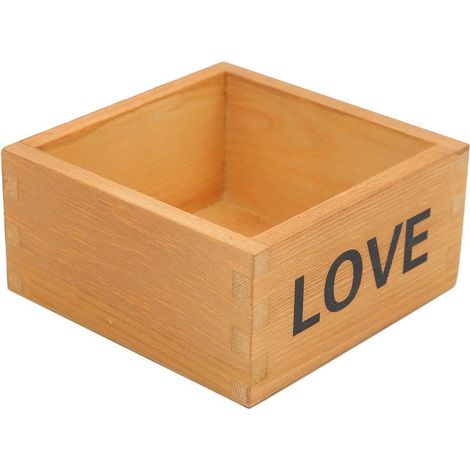 Lot de 2 boîtes de rangement multifonctionnelles en bois pour plantes succulentes (1/5)
