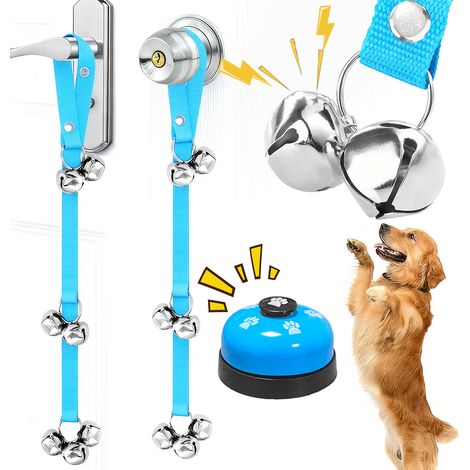 Ensemble de sonnettes pour chien en 2 pièces – Sonnettes d'entraînement réglables pour un dressage facile des chiots. (1/5)