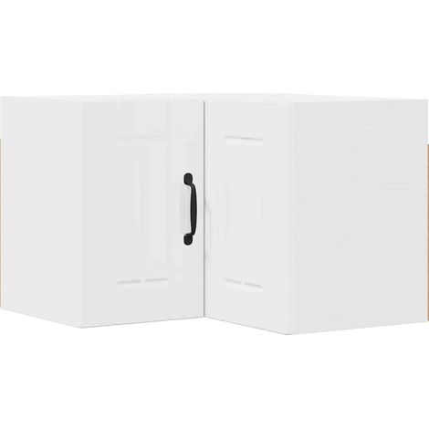 Meubles de Rangement,Armoire de cuisine avec étagère Blanc brillant 57 x 57 x 40 cm CFW278680 (1/5)