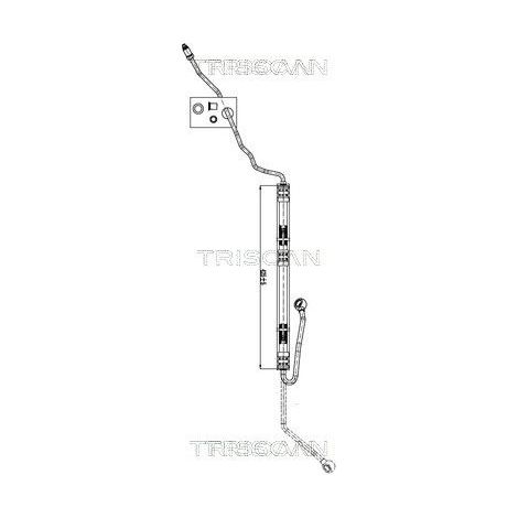 Tuyau hydraulique, direction TRISCAN 8516 29001 SEAT 6Q1 423 893 A 6Q1 423 893 G
