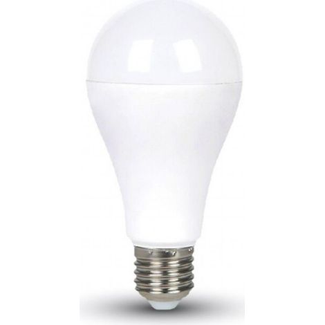 V-TAC VT-2015 LAMPADINA LED E27 15W BULB A65 - SKU 4453 / 4454 / 4455 - Colore Luce: Bianco Caldo (1/5)