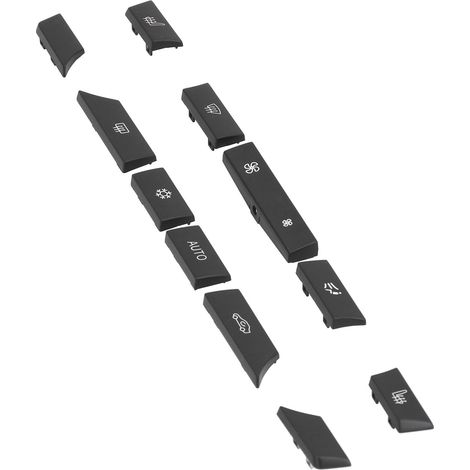 11 Abdeckungsknöpfe für Heizung/Klimaanlage 61319313922, kompatibel mit BMW 5er, 6er und 7er Reihe F01, F06 und F07, Ersatzteil (1/5)