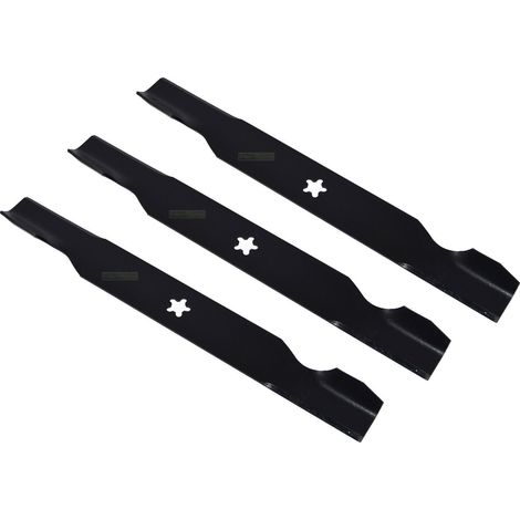 3 X 42 CM (48") lame pour tondeuse Husqvarna Jonsered Craftsman / 173920 180054 (1/5)