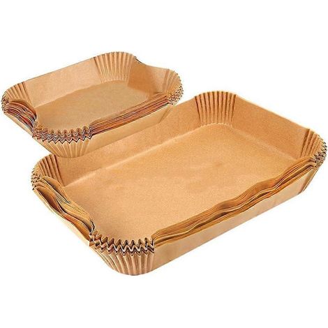 150 feuilles de papier sulfurisé jetables pour friteuse à air chaud, pour panier de friteuse à air chaud. (1/5)
