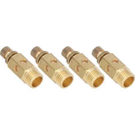 Kit de 4 silencieux pneumatiques en laiton pour réduire le bruit d'échappement (1/5)