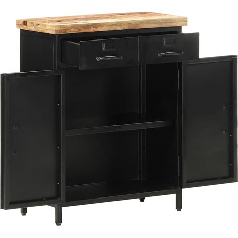Maison Exclusive - Buffet 60x30x76 cm Bois de manguier brut (1/5)