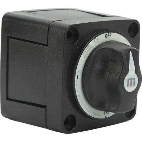 Sélecteur de batterie marine à 4 positions, interrupteur coupe-circuit d'alimentation pour bateau/camping-car (1/5)