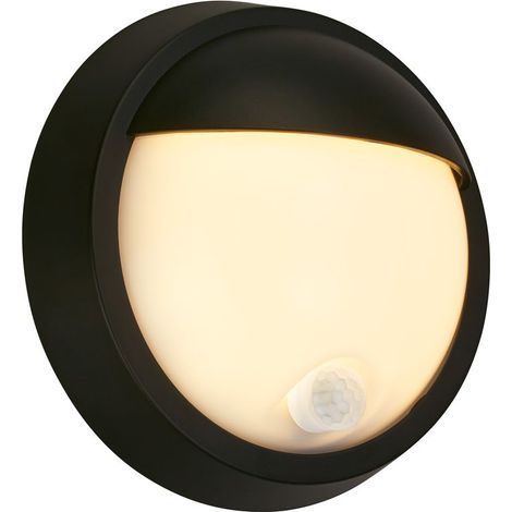 LED Außenleuchte Wandlampe Wandleuchte Bewegungsmelder Dämmerungssensor Akku