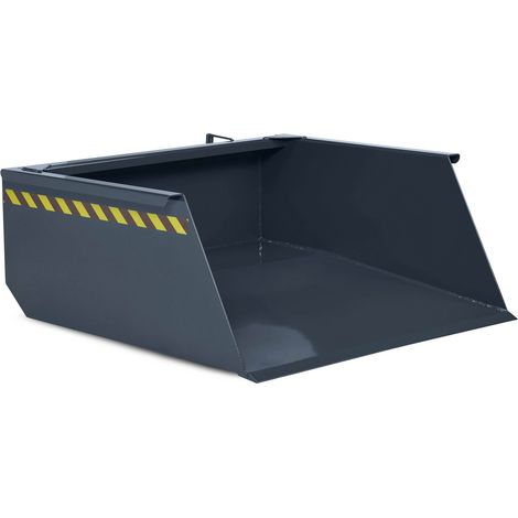 RR Industrietechnik Staplerschaufel Typ RS-100 1640x1900x550mm 1000dm³ RAL 7016 Anthrazitgrau