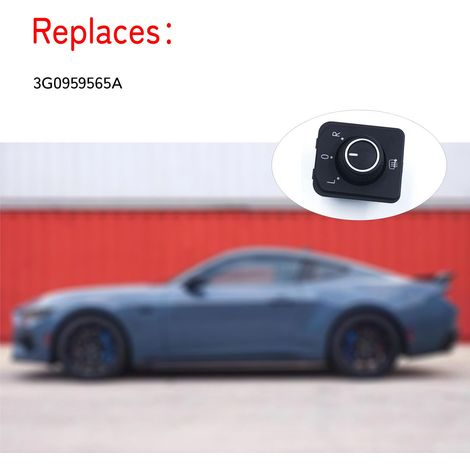 Rückspiegelverstellschalter für Volkswagen Passat B8, 3G0959565A (1/4)