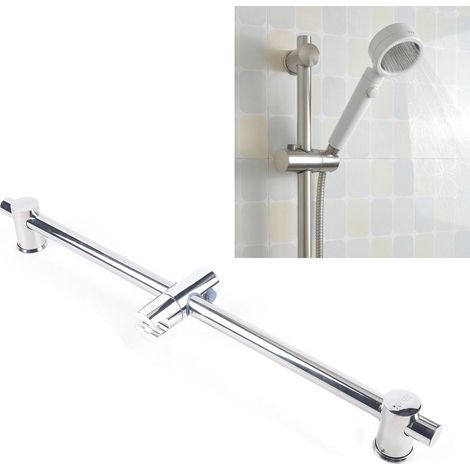 Moderne Duschstange "unkaputtbar" aus Edelstahl 304. Wandfixierung flexibel (1/5)