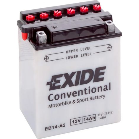 Batterie moto Exide EB14-A2 YB14-A2 12v 14ah 145A (1/2)