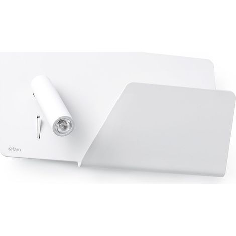 SUAU DX LED, Applique con USB, Faro Barcelona
