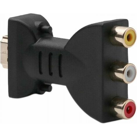 HDMI-Stecker auf 3 RCA-Buchsen Composite AV Audio-Video-Adapter TV-Konverter