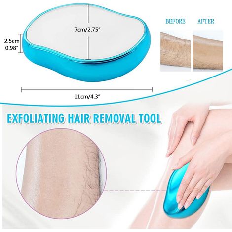Épilation Femme Appareil Portatif Nano Doux Exfoliant avec 20 Papiers Cire, Dispositif Épilateur Sans Douleur Peau Lisse (1/5)