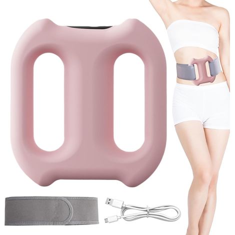 Anillo de fascia multifuncional para todo el cuerpo, anillo de liberación de fascia de tejido profundo de 5 velocidades, masajeador de rodillo inalámbrico con cinturón ajustable para piernas y muslos,