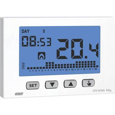 Chronos key thermostat programmable hebdomadaire