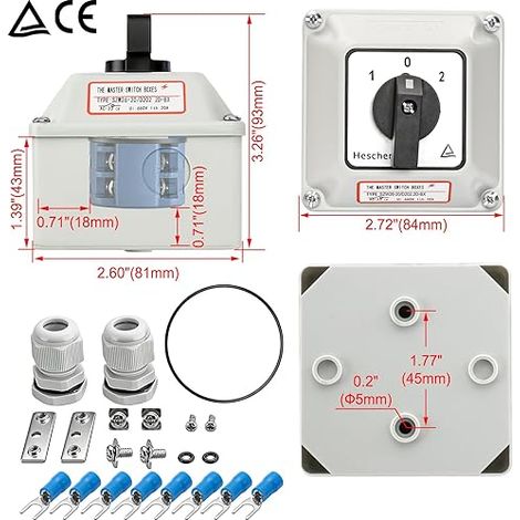 photovoltaic mccb DC disconnector, 2 poles, DC500V, compact photovoltaic circuit breaker for photovoltaic, solar system solar module grid system (1/4)