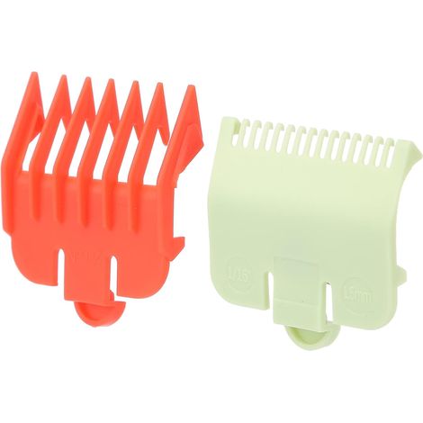 Attachement Guide Peignes, Guide Peignes Tondeuses À Cheveux Accessoires Tondeuses Gardes Guides De Coupe Pour La Maison Pour Voyage Pour Salon(rouge et vert) (1/5)