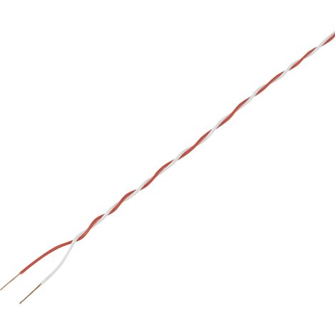 Fil de câblage TRU COMPONENTS SH1998C499 1572354 2 x 0.20 mm² rouge, blanc 20 m (1/2)