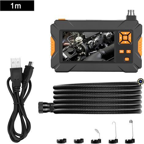 Caméra d'inspection de tuyaux 1080P 70° IP67 étanche, écran 4.3 pouces, câble de 1m/3.3ft pour P30, endoscope industriel (1/5)