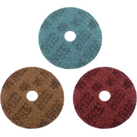 Disque abrasif Scotch-Brite™ SC-DH auto-agrippant bleu grain très fin - 3M - 1155526