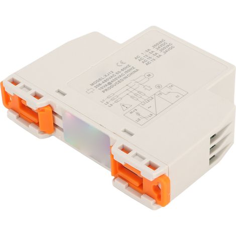 Relais de séquence triphasé, boîtier en circuit imprimé, léger, stable, pour moteur d'ascenseur 208-480 V CA. Relais de détection de perte de phase stable pour moteur d'ascenseur. (1/5)
