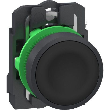 Pulsante momentaneo Ø22 nero 1NC Push In - XB5AA215