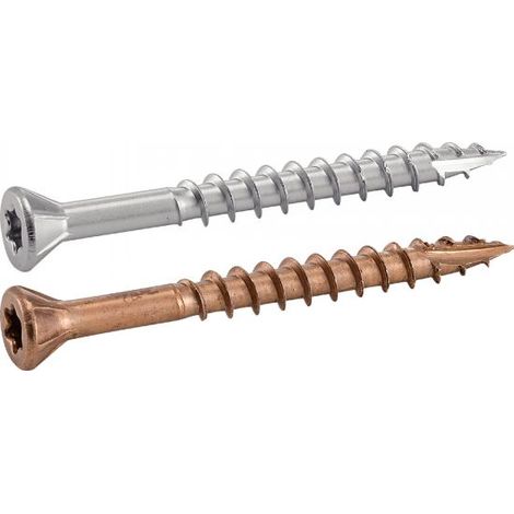 Viti per legno svasate in acciaio inox A2 - Ø 4 x 40 mm - Confezione da 200 - ACTON - 623264X40