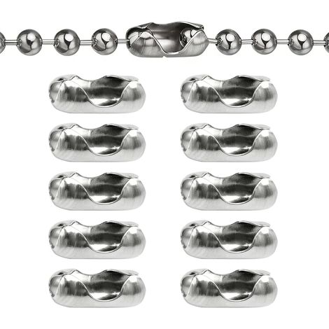Pièces Connecteurs De Chaîne en Acier, Connecteurs pour Cordon De Store, Acier Inoxydable, Pièces De Réparation pour Stores Verticaux, Convient Aux Volets Roulants De 4,5mm (1/5)