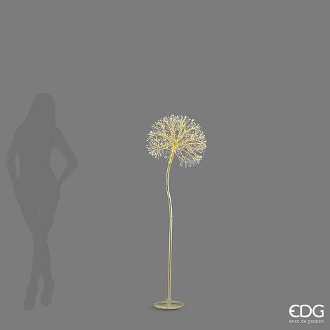 EDG Enzo De Gasperi Decoro Tarassaco Rich 576 LED H150 cm Oro – Decorazione Natalizia Luminosa (1/4)
